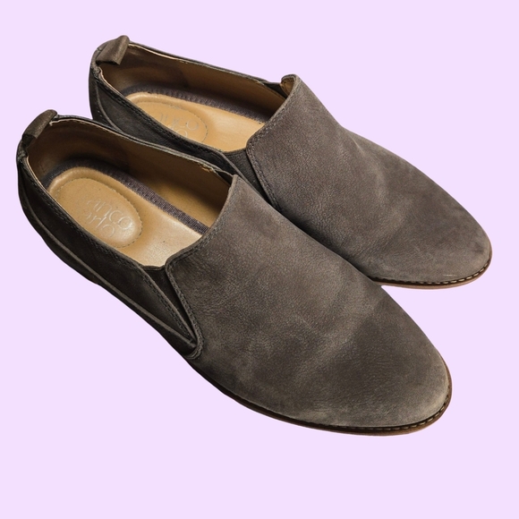 Franco Sarto Shoes - Franco Sarto Pardon Tan Suede Leather Slip-on Loafers Women's Size 7.5